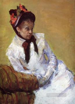 Portrait Of The Artist mothers children Mary Cassatt Oil Paintings